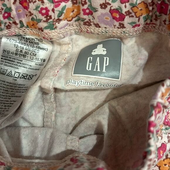 Gap floral print leggings 12-18M - Picture 2 of 2
